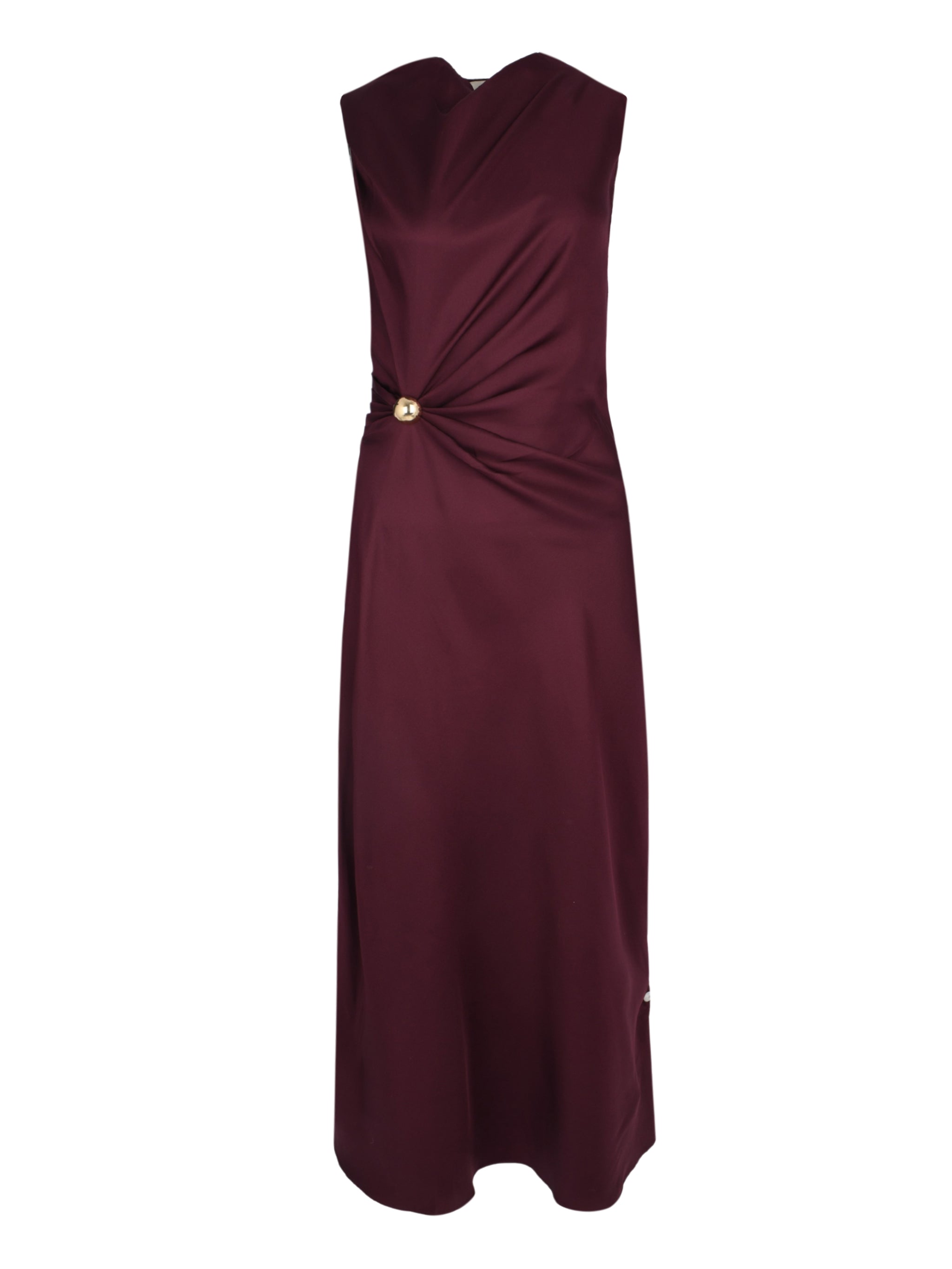 ROAN SLEEVELESS DRAPPED DRESS