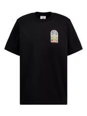 Black Tennis Landscape Short Sleeve T‑Shirt