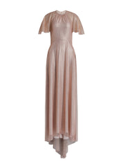 Flutter-Sleeve Maxi Dress
