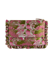 Hand pochette tulip jacquard