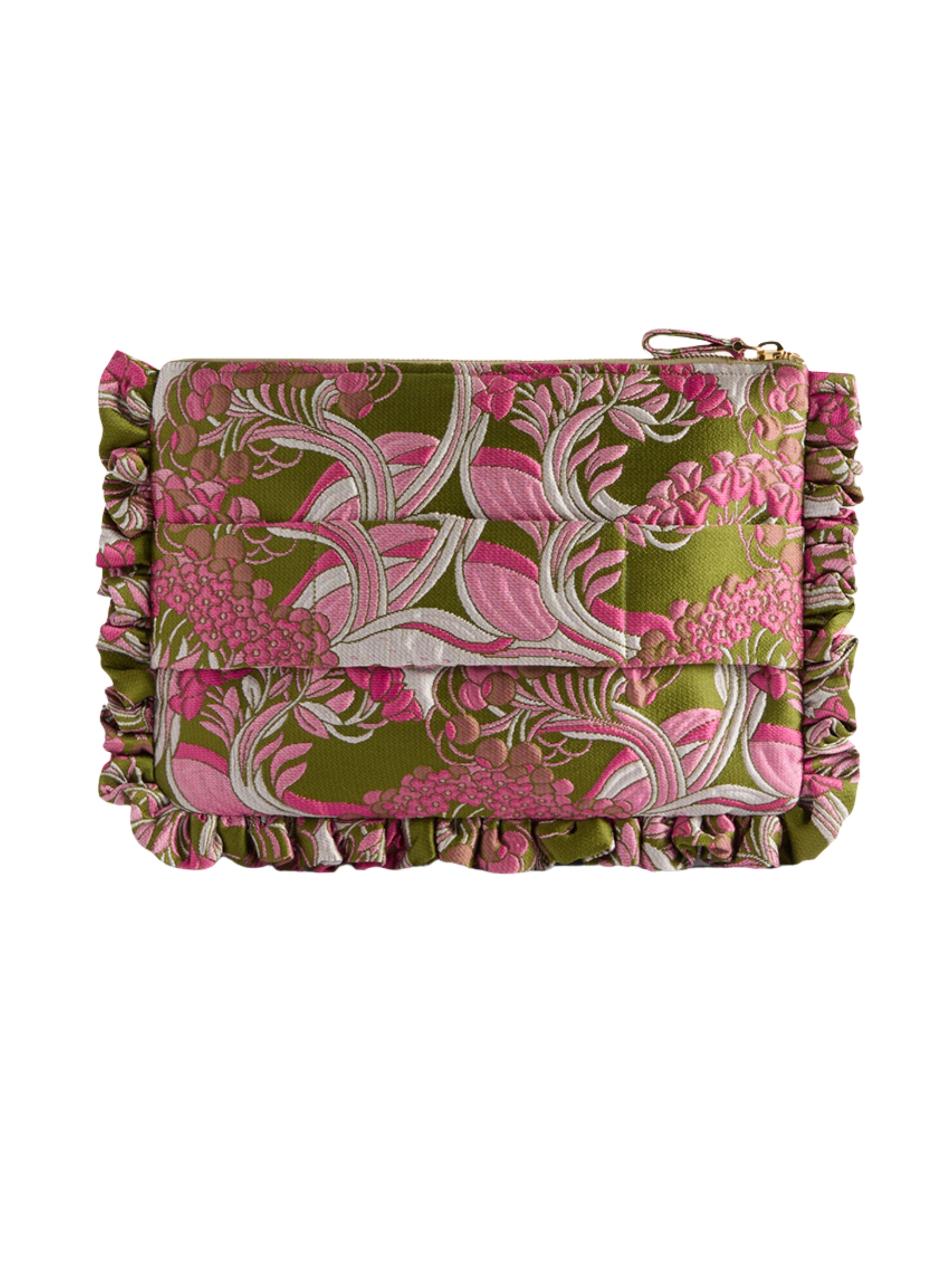Hand pochette tulip jacquard