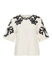 Shivani Embroidered Top - Anemone