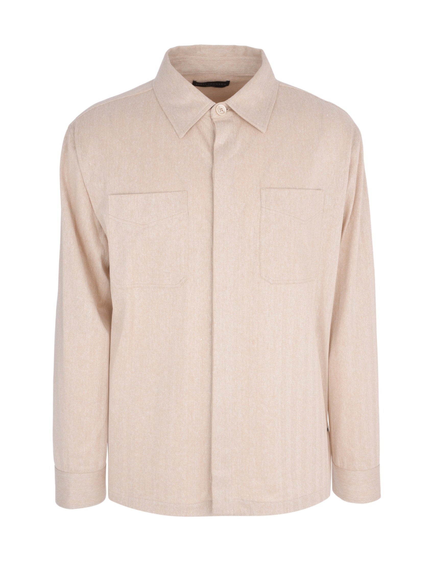 Linen cotton shirt jacket