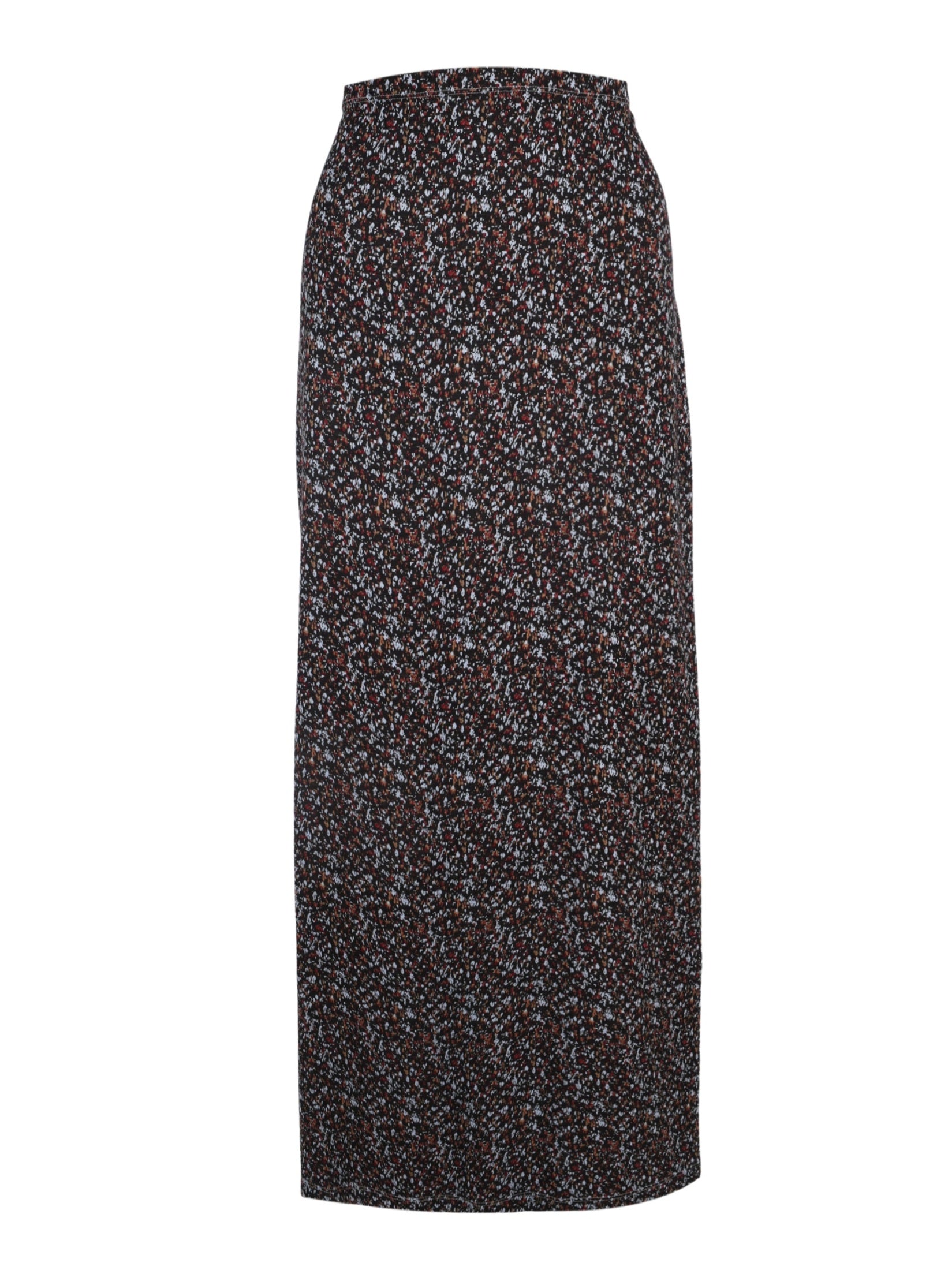 Jupe long printed maxi skirt