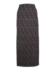 Jupe long printed maxi skirt