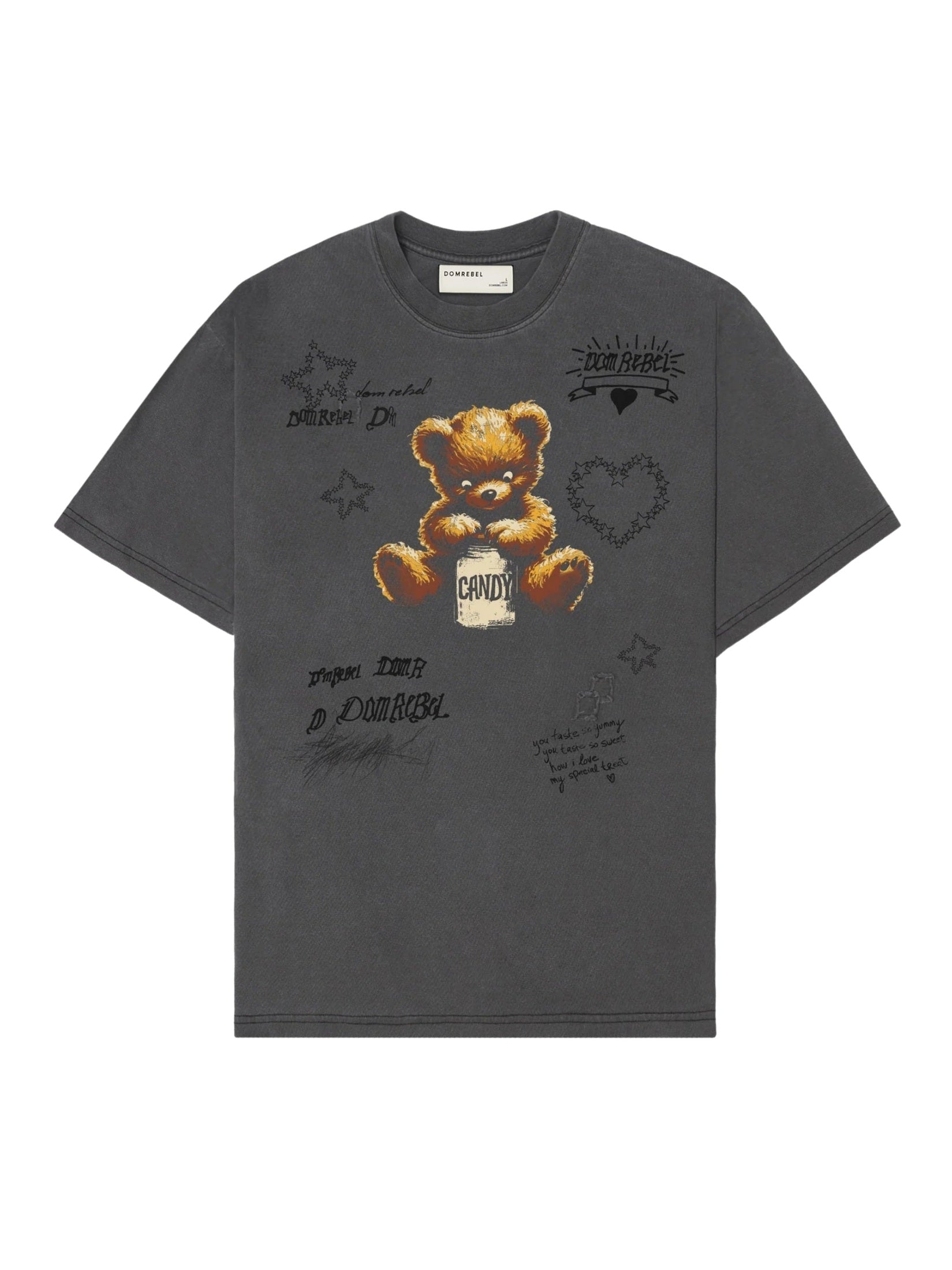 Treats t-shirt faded black