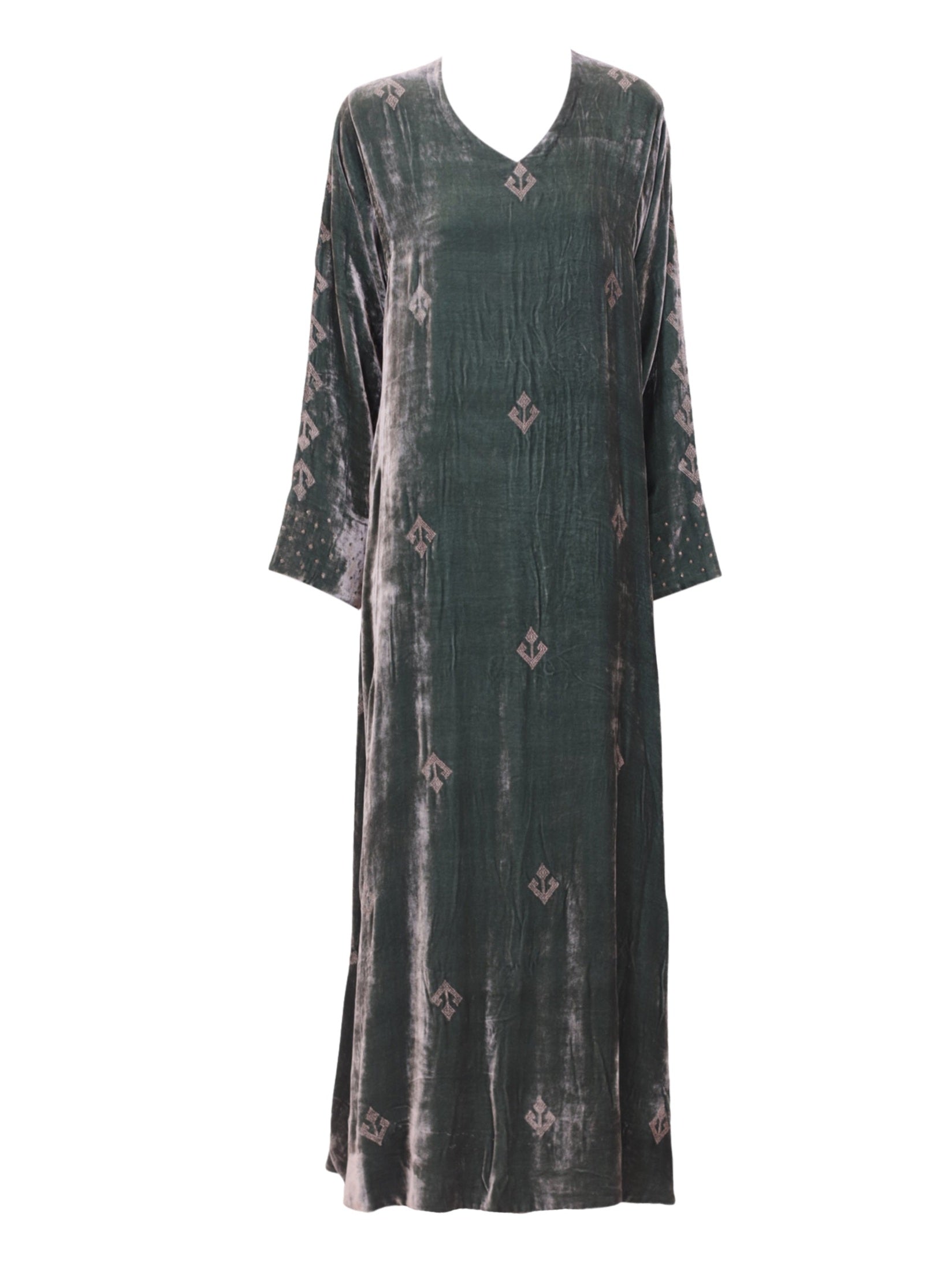 Velvet a line kaftan