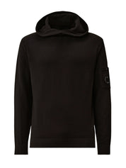 Knitwear hooded in soft cotton stretch
