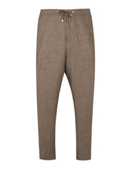 Linen drawcord pants