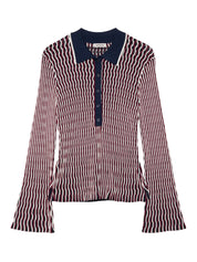 Colleen l/s polo top