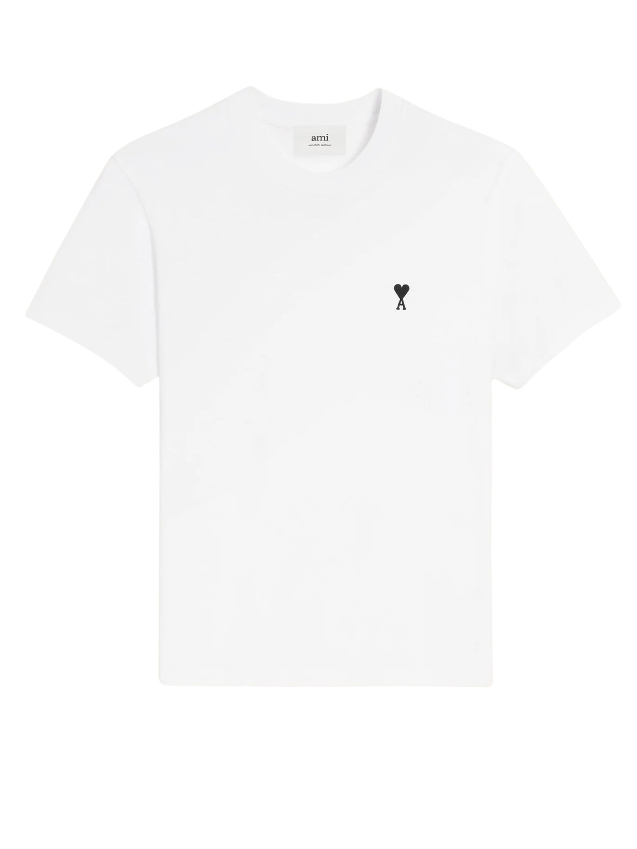 White Cotton Ami De Coeur T-shirt