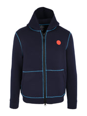 CONTRAST STITCHING HOODIE