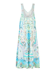 V neck pocket dress with low back