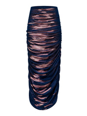 Nile lake print midi skirt