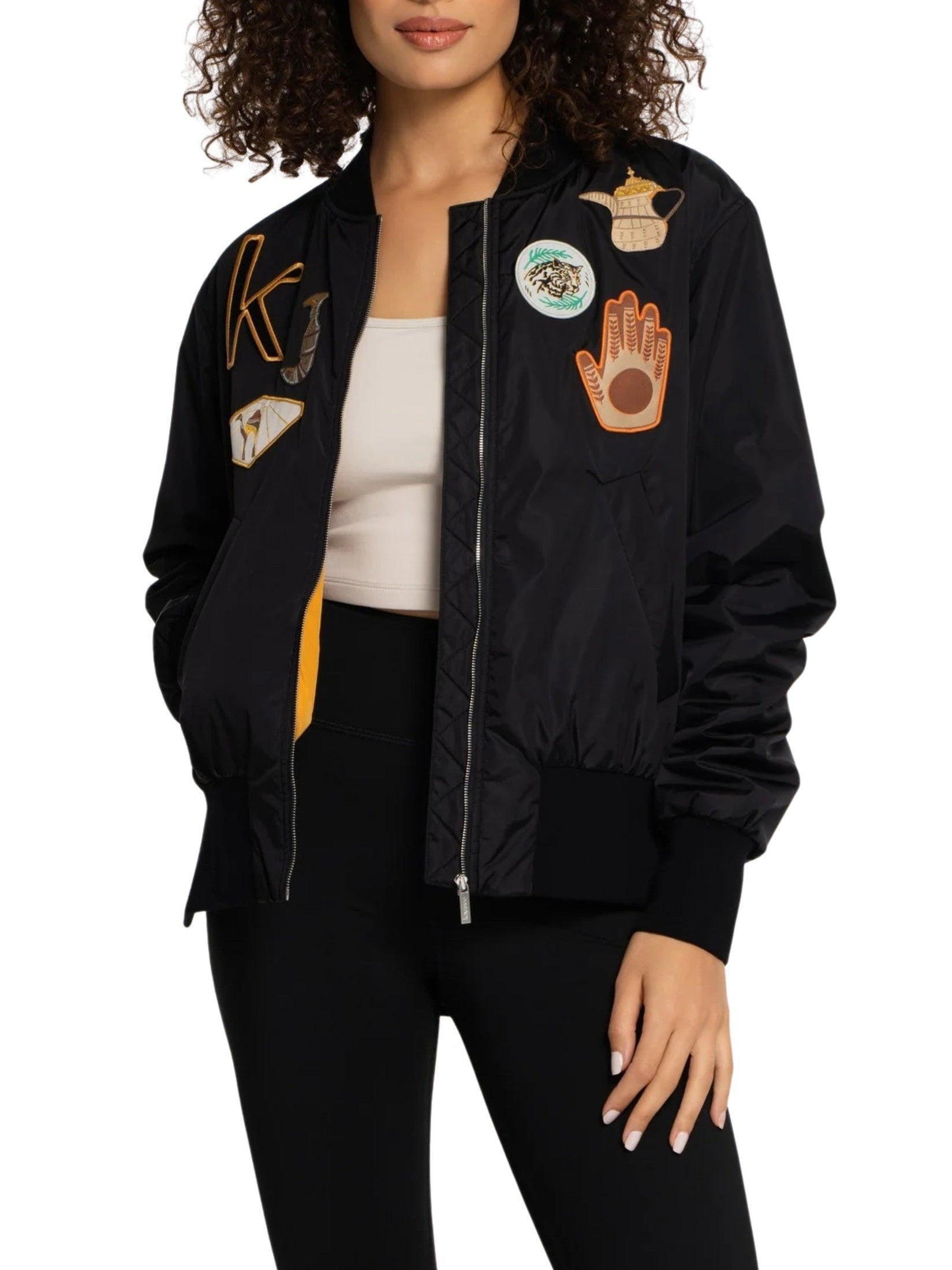 Badges bomber jacket