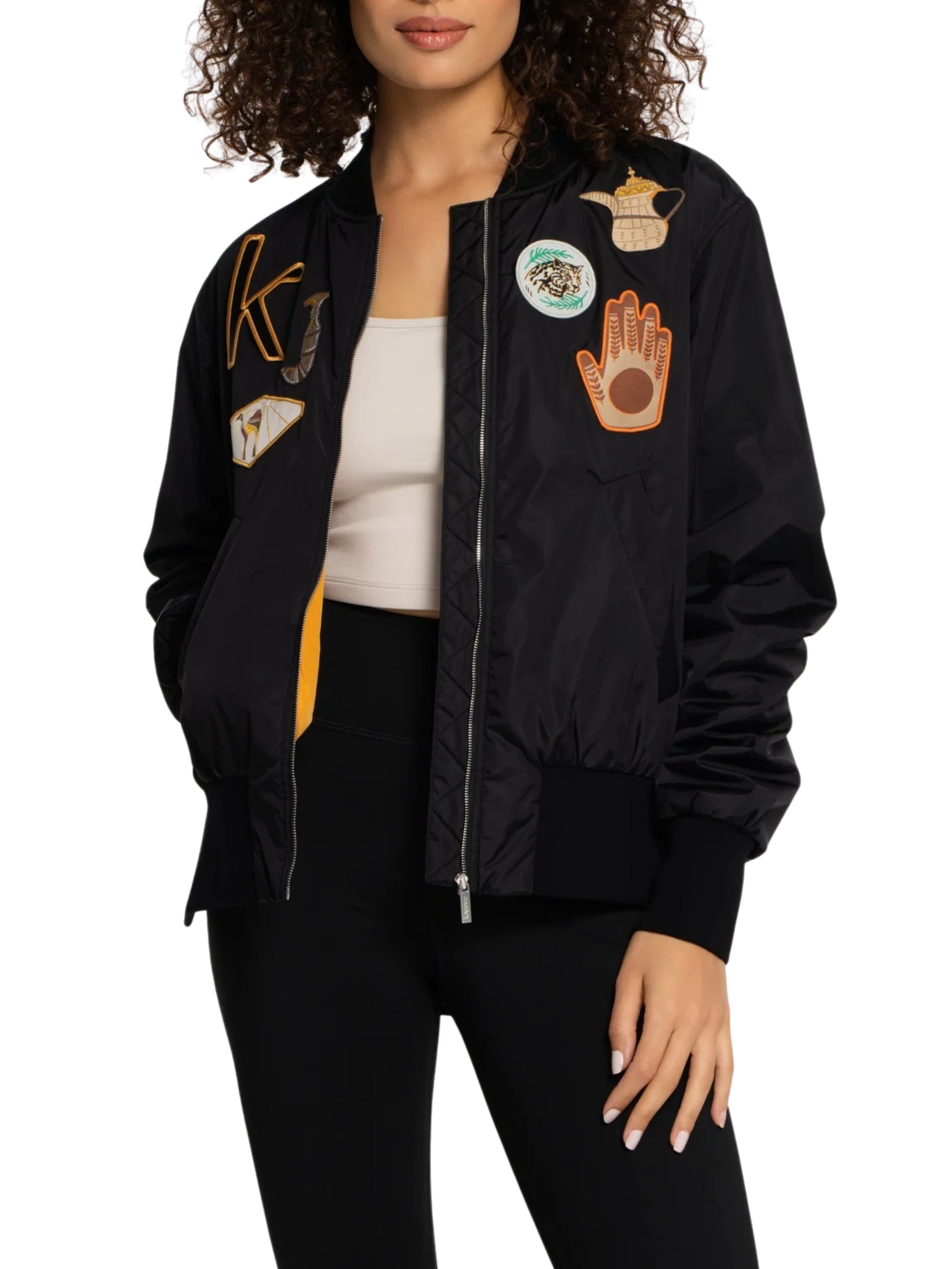 Badges bomber jacket