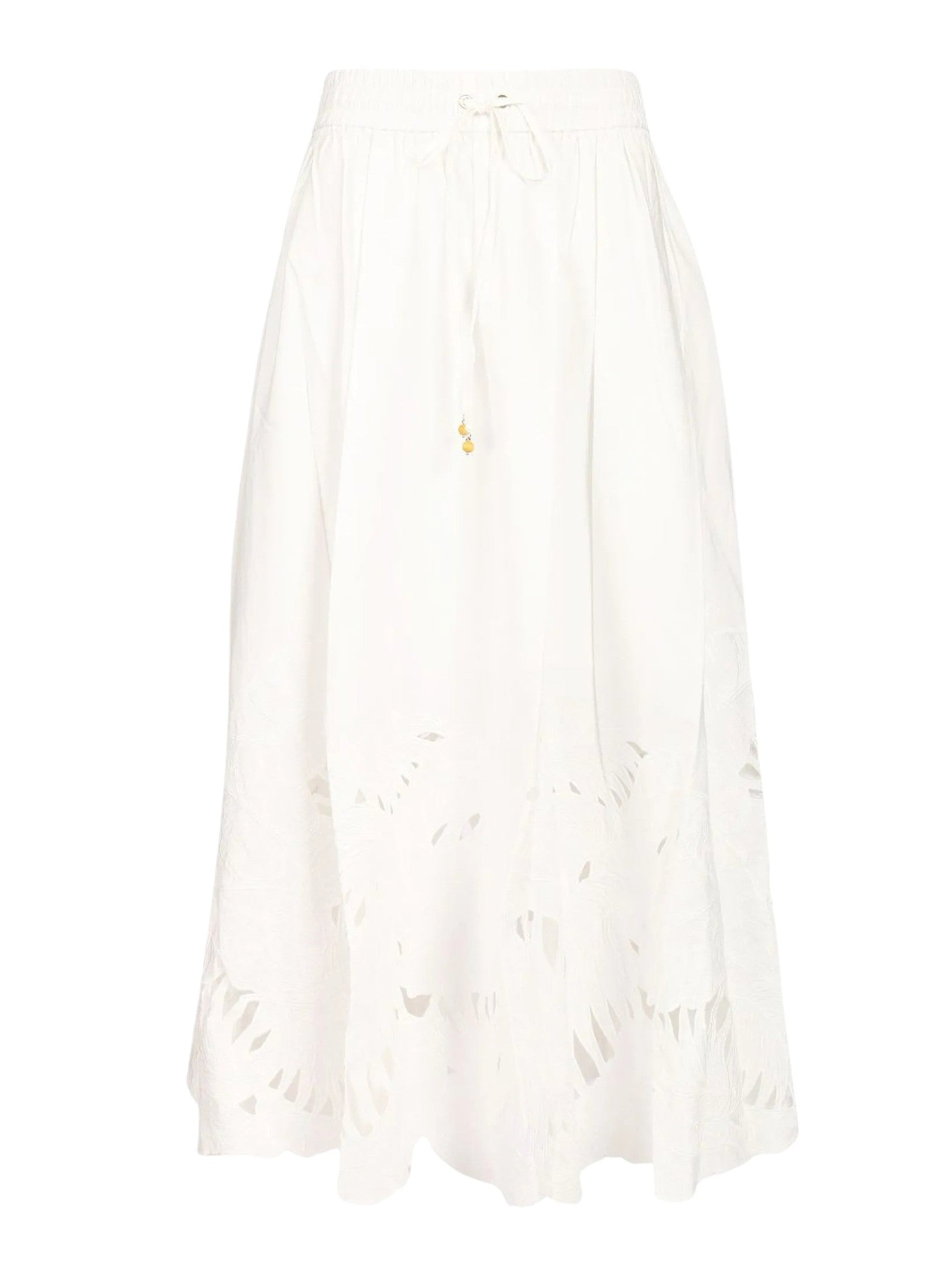 Mahon embroidered midi skirt