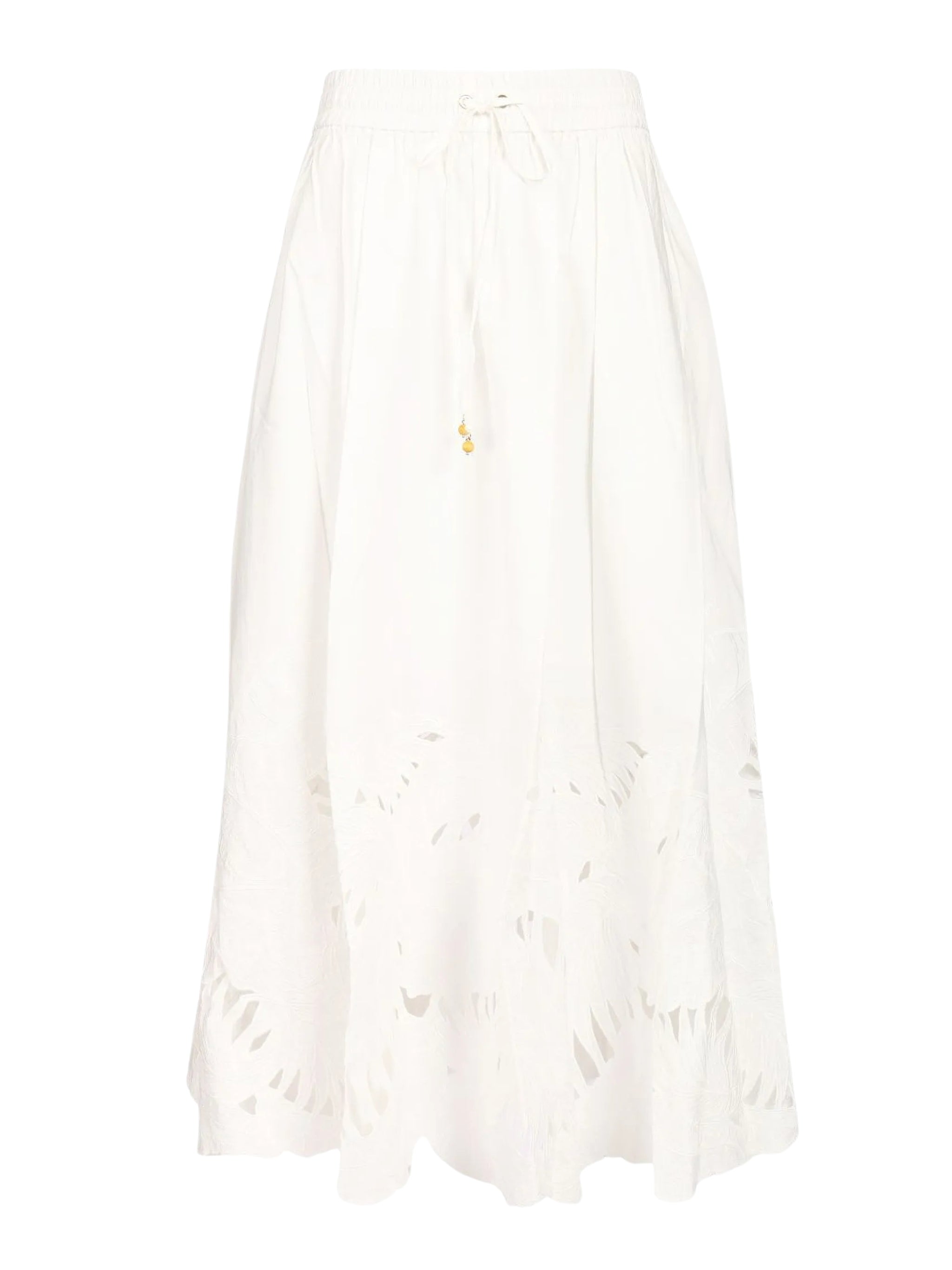 Mahon embroidered midi skirt