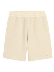 White Cotton Curly Fleece Short