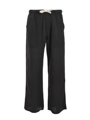 LINEN LOOSE PANTS VINTAGE BLACK VINTAG