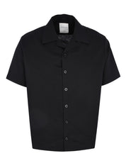 LINEN BLACK SHORT SLEEVE SHIRT