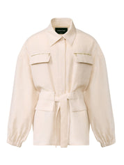 Linen canvas field safari jacket