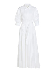 Arlo belted cotton maxi dress