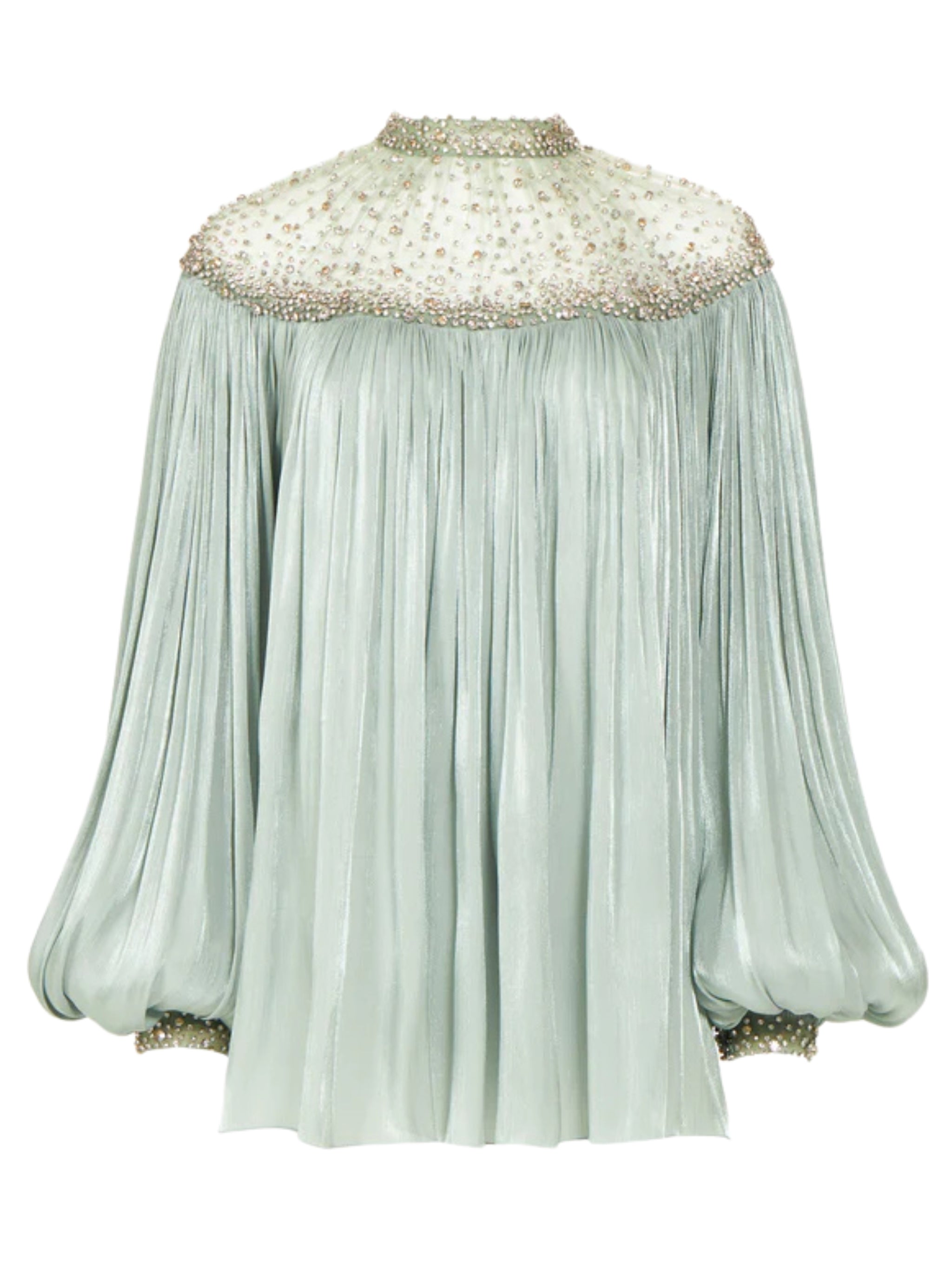 TIMEA LUREX GEORGETTE BLOUSE