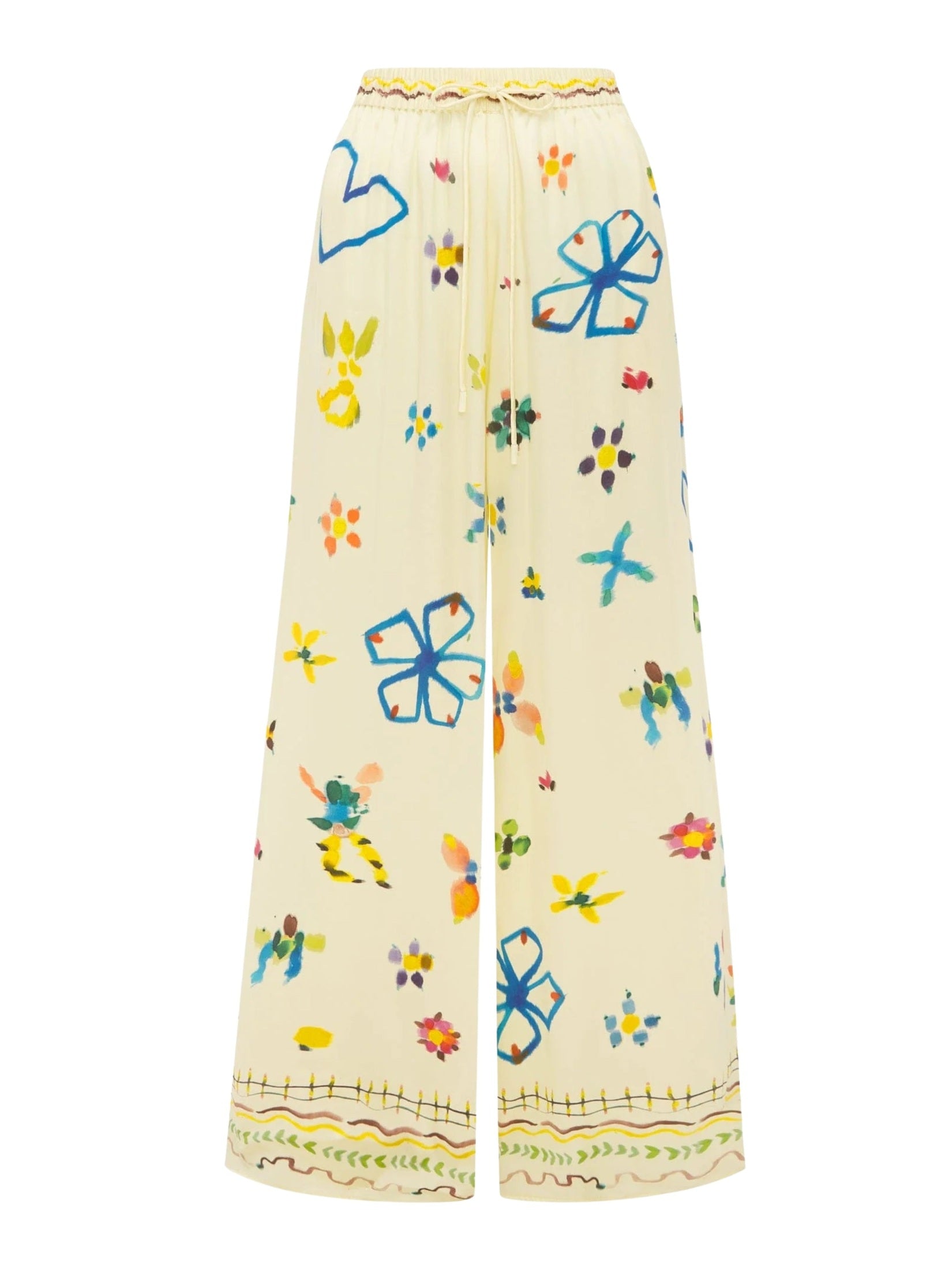 Sidi silk palazzo silk pant