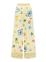 Sidi silk palazzo silk pant