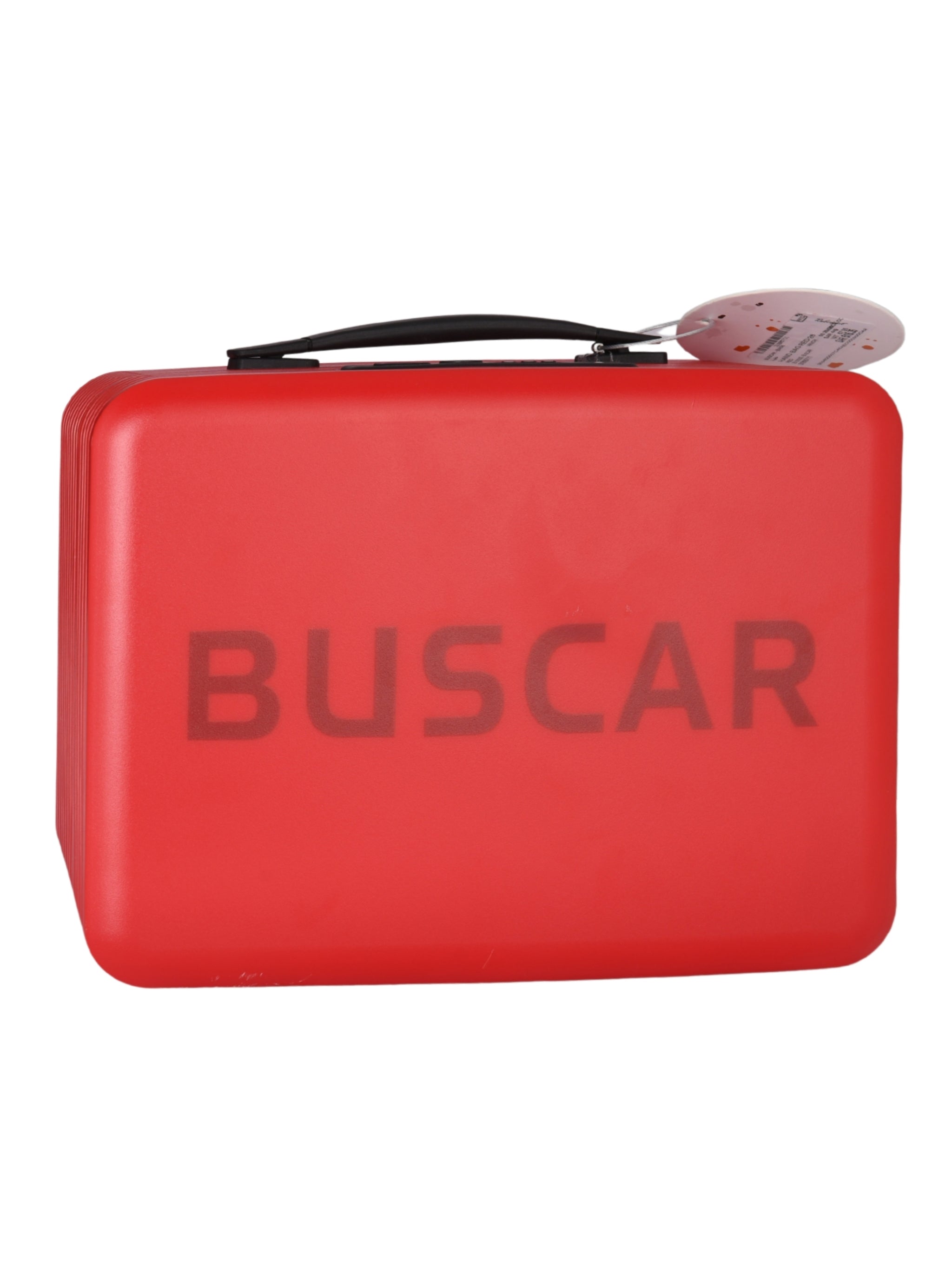 Buscar red hard case handbag