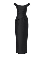 The Pieta Maxi Dress in Black