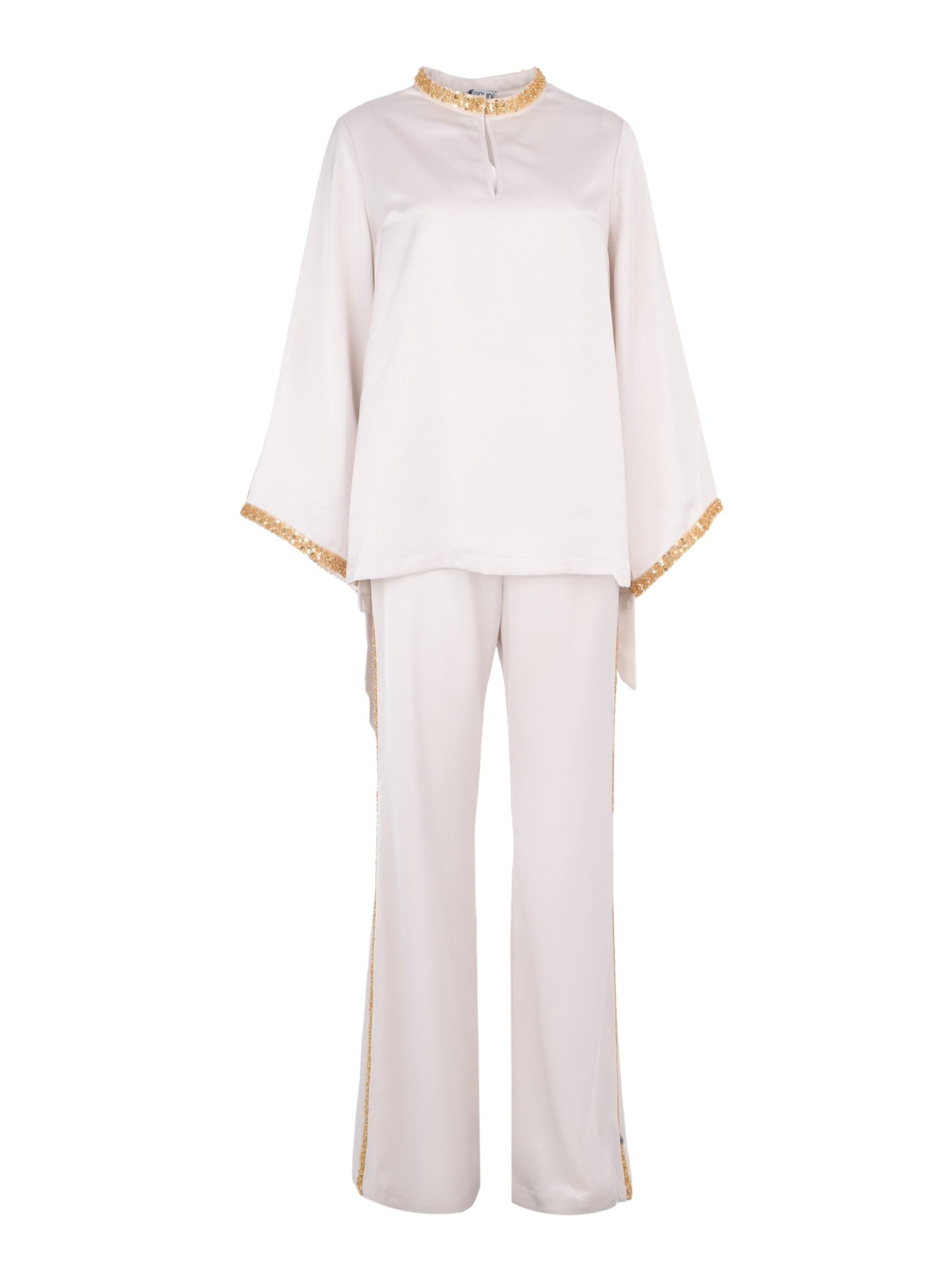 Samar pants set white