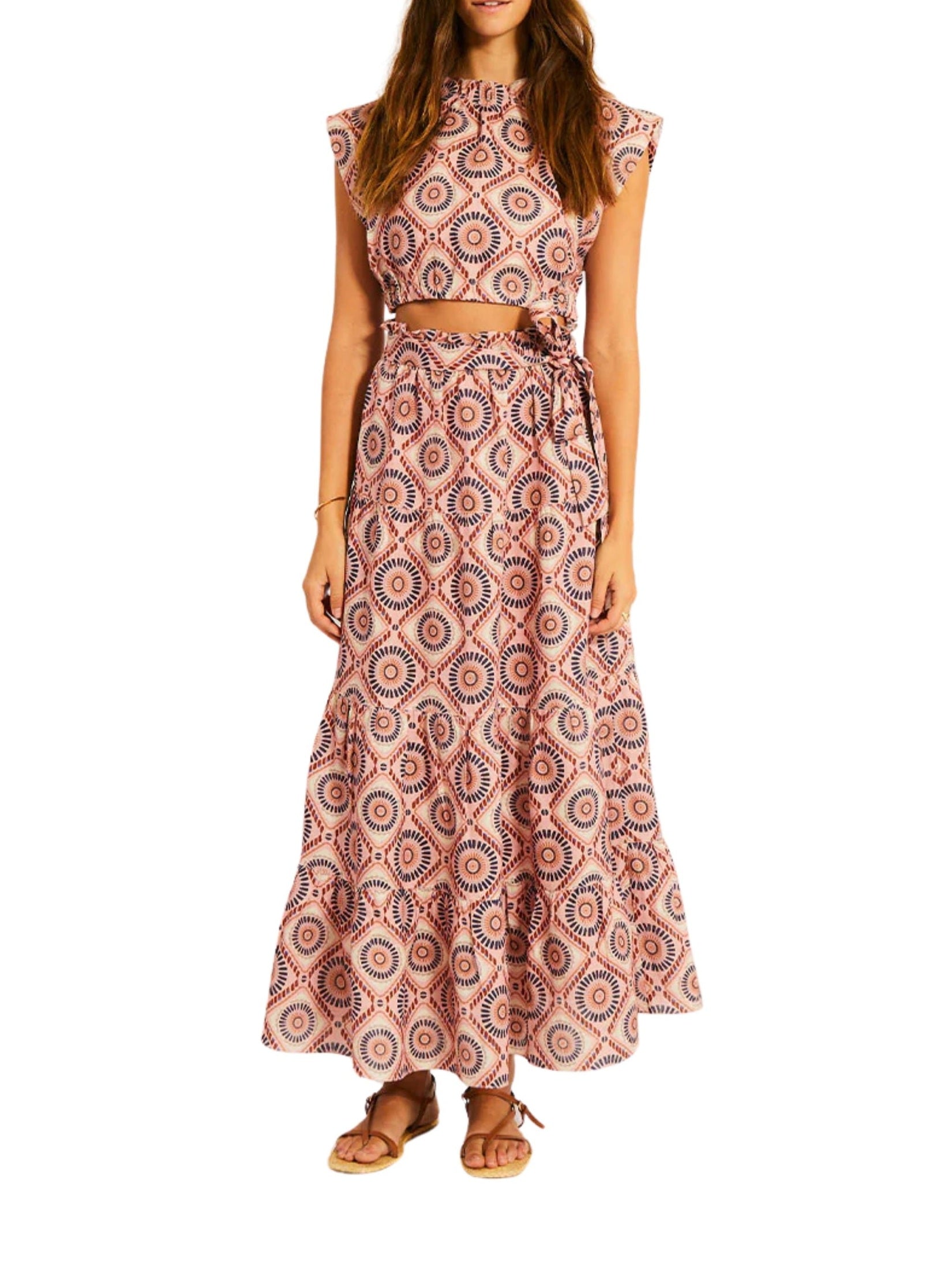 Muna ruched crop top