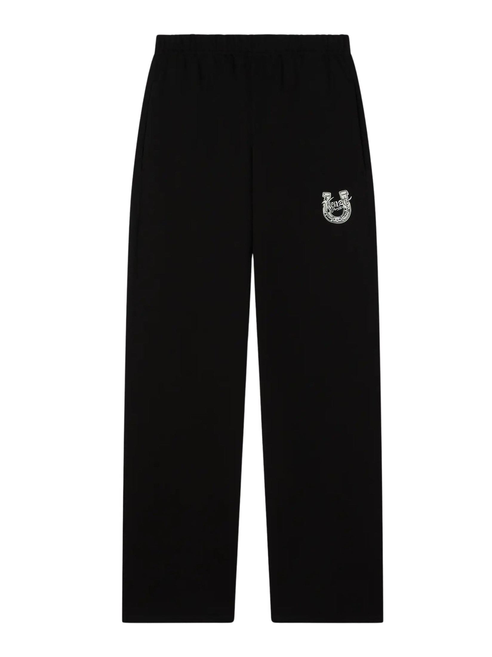 Lunar new year' embroidered straight jog pants in cotton