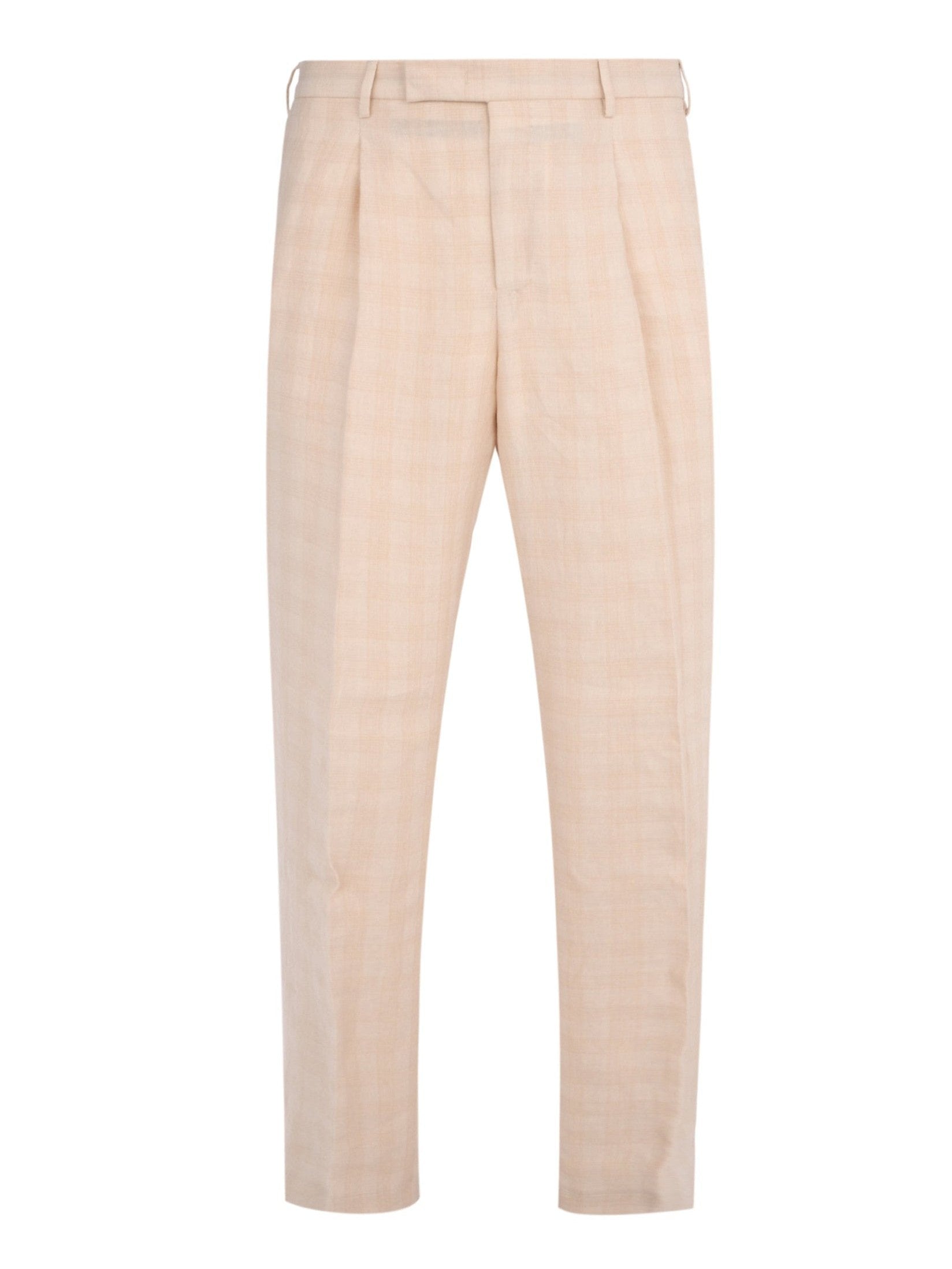 Pantalone diciannove 1 pleat diagonal pockets wide leg finished b.