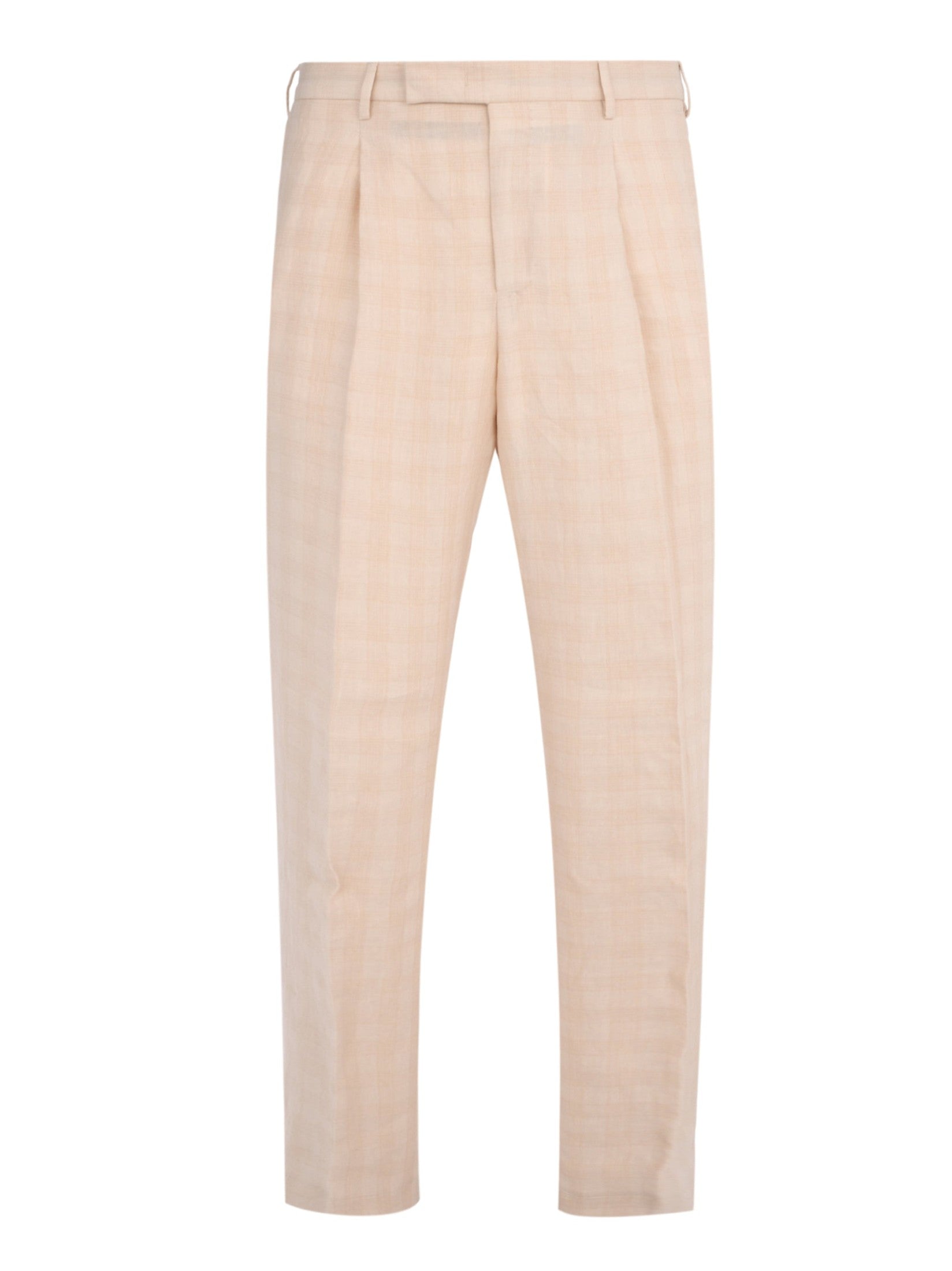 Pantalone diciannove 1 pleat diagonal pockets wide leg finished b.