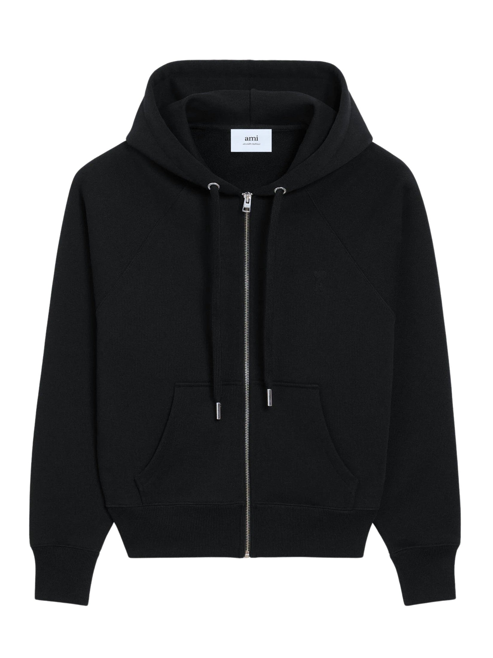 Small embossed adc hoodie with zip