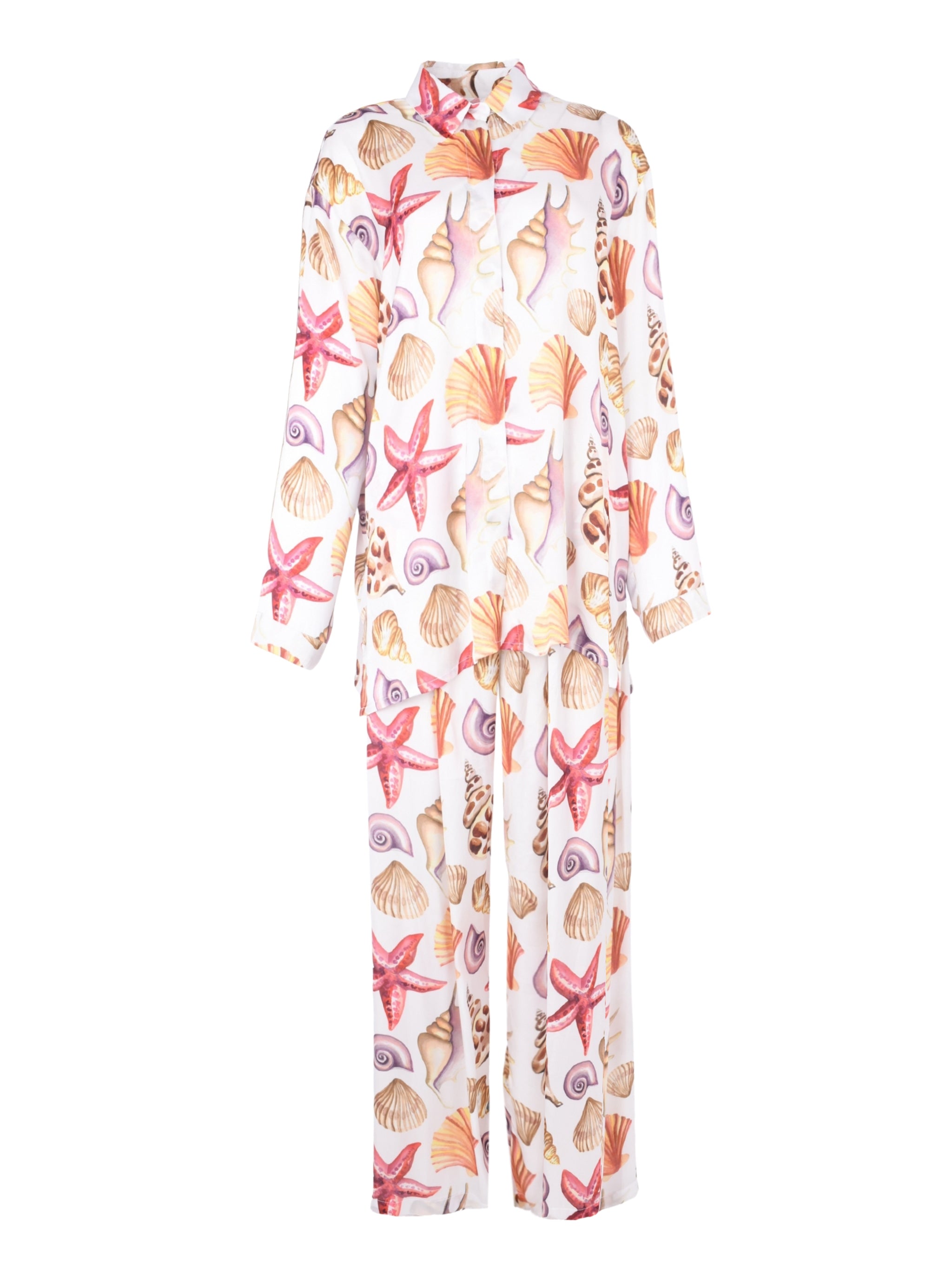 Top & Pants Set – White