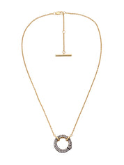 Crystal flow necklace
