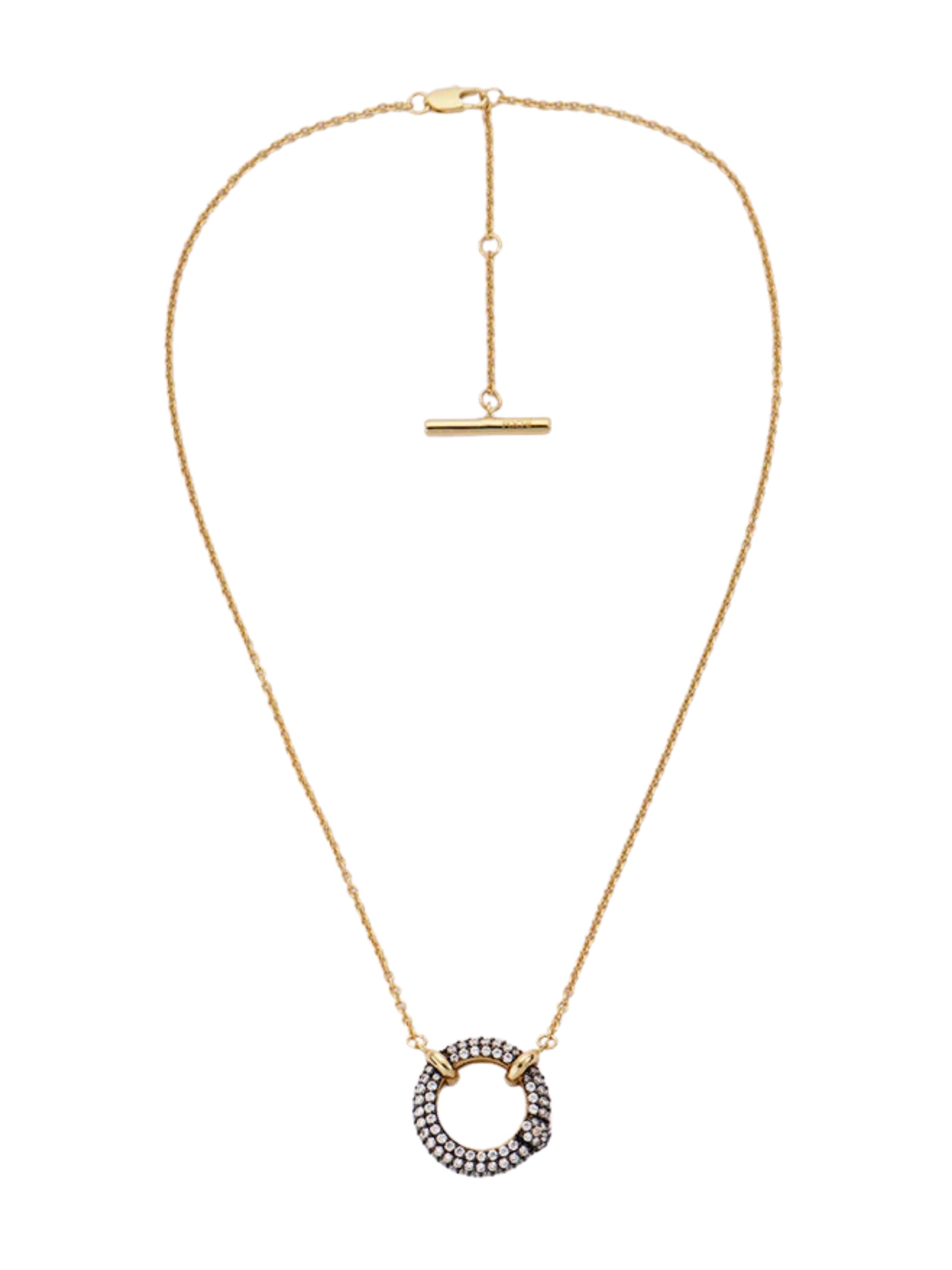 Crystal flow necklace