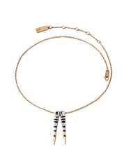 Ibex necklace in sterling silver & 18k gold vermeil and rhodium