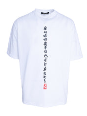 T-SHIRT WITH DRAGONS AND LOGO