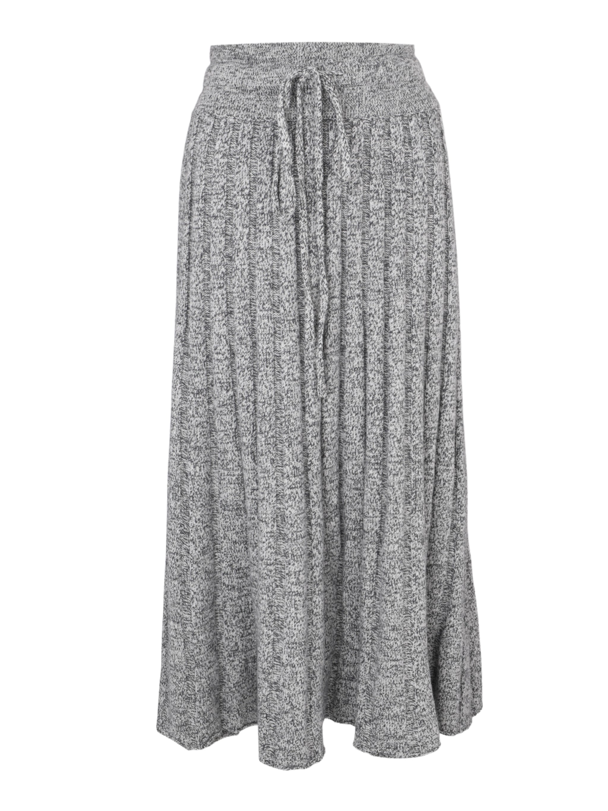 The pleated midi skirt in ink
