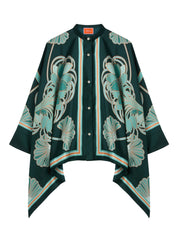 Foulard shirt (placee) blooming tulip placee