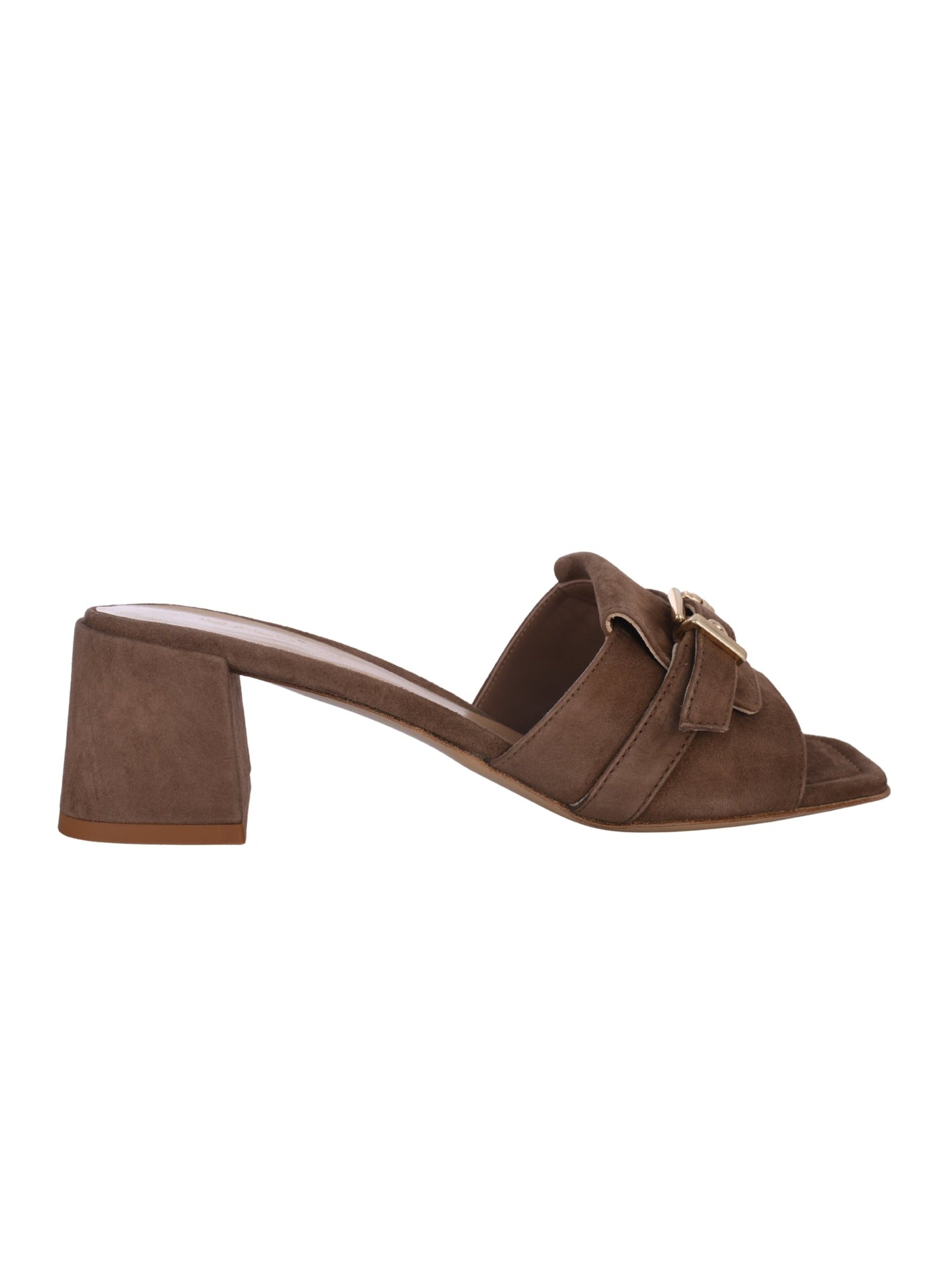 Mule suede taupe