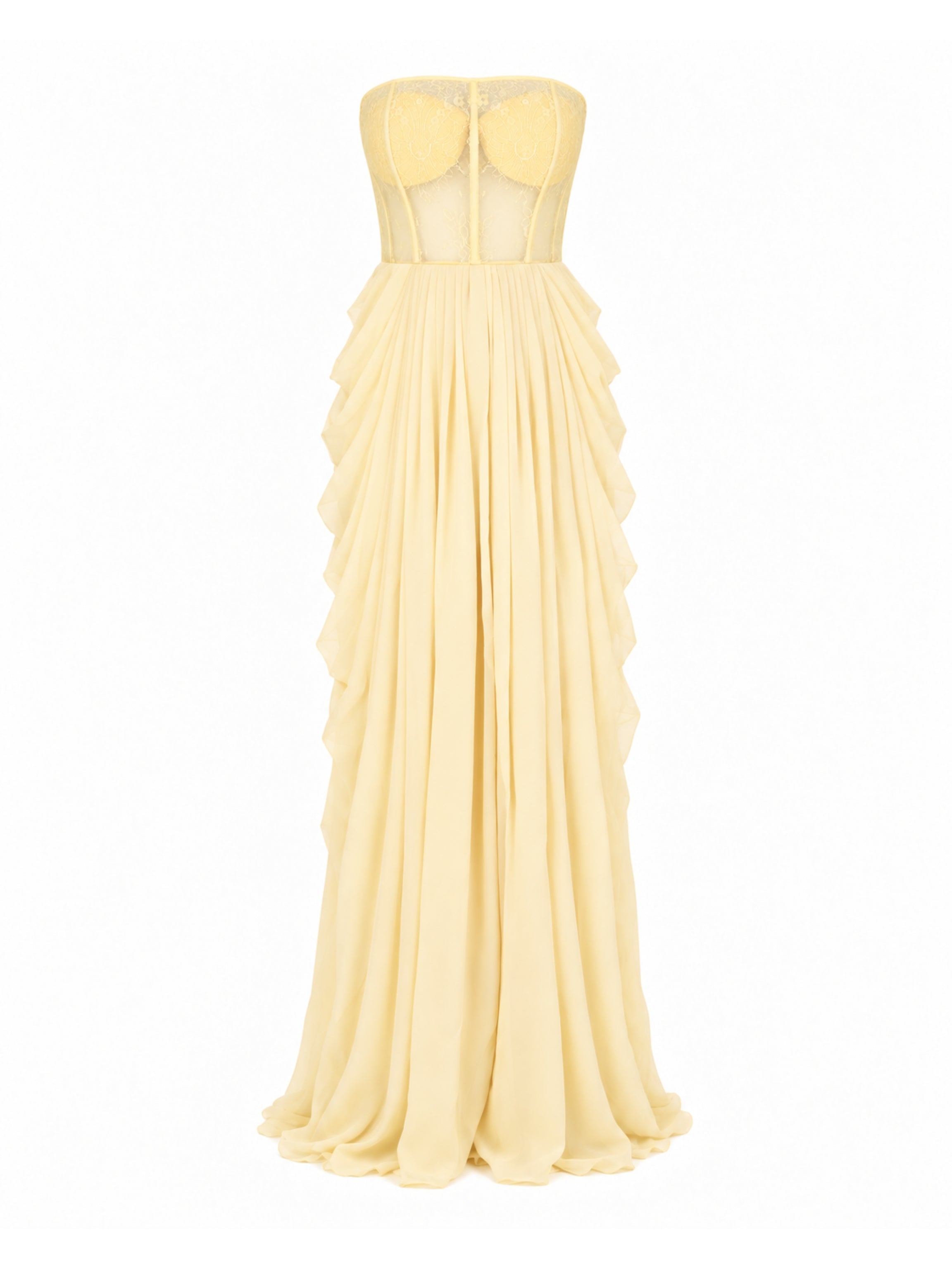 Chiffon-Lace Dress