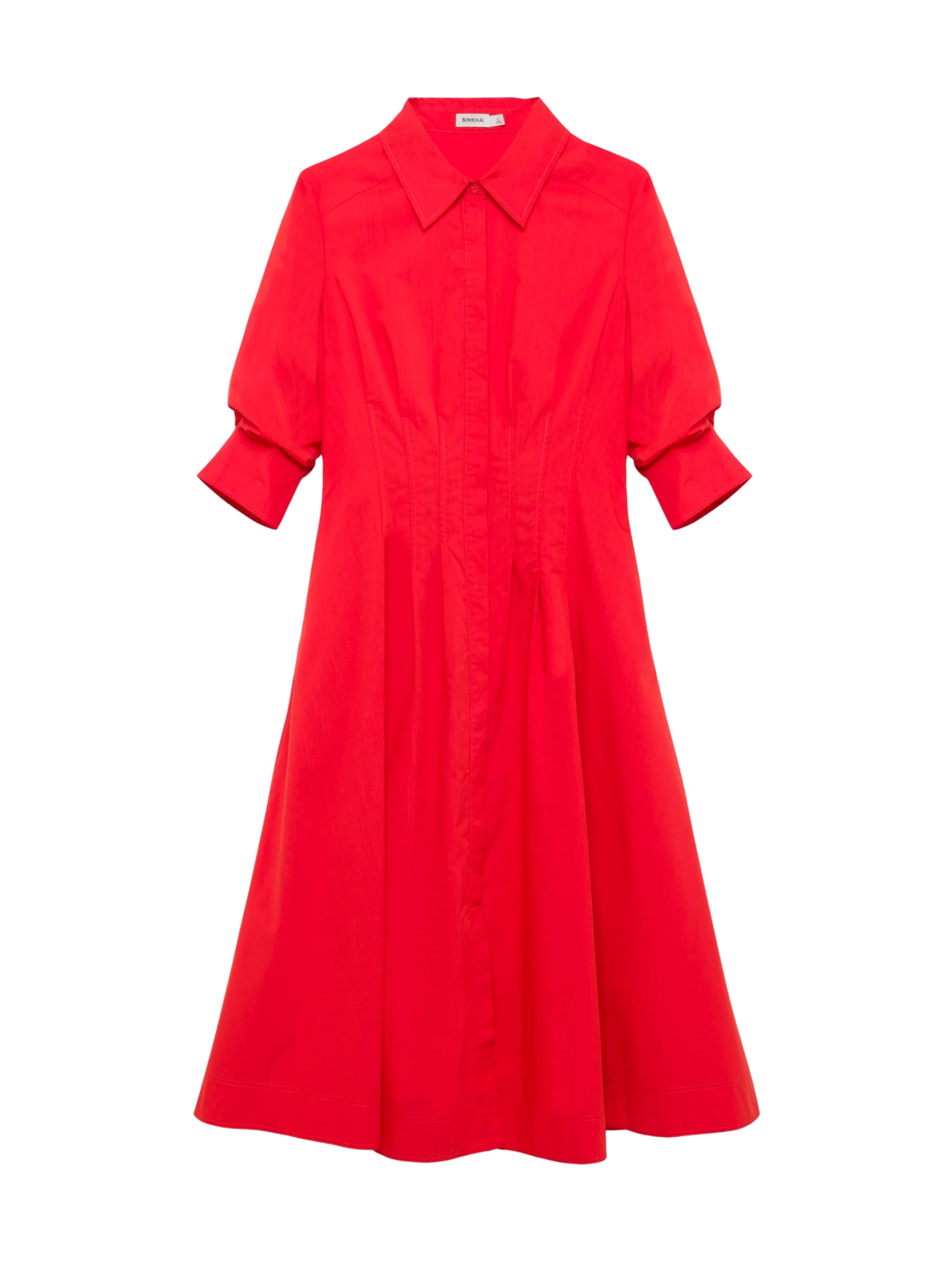 JAZZ PINTUCK MIDI DRESS