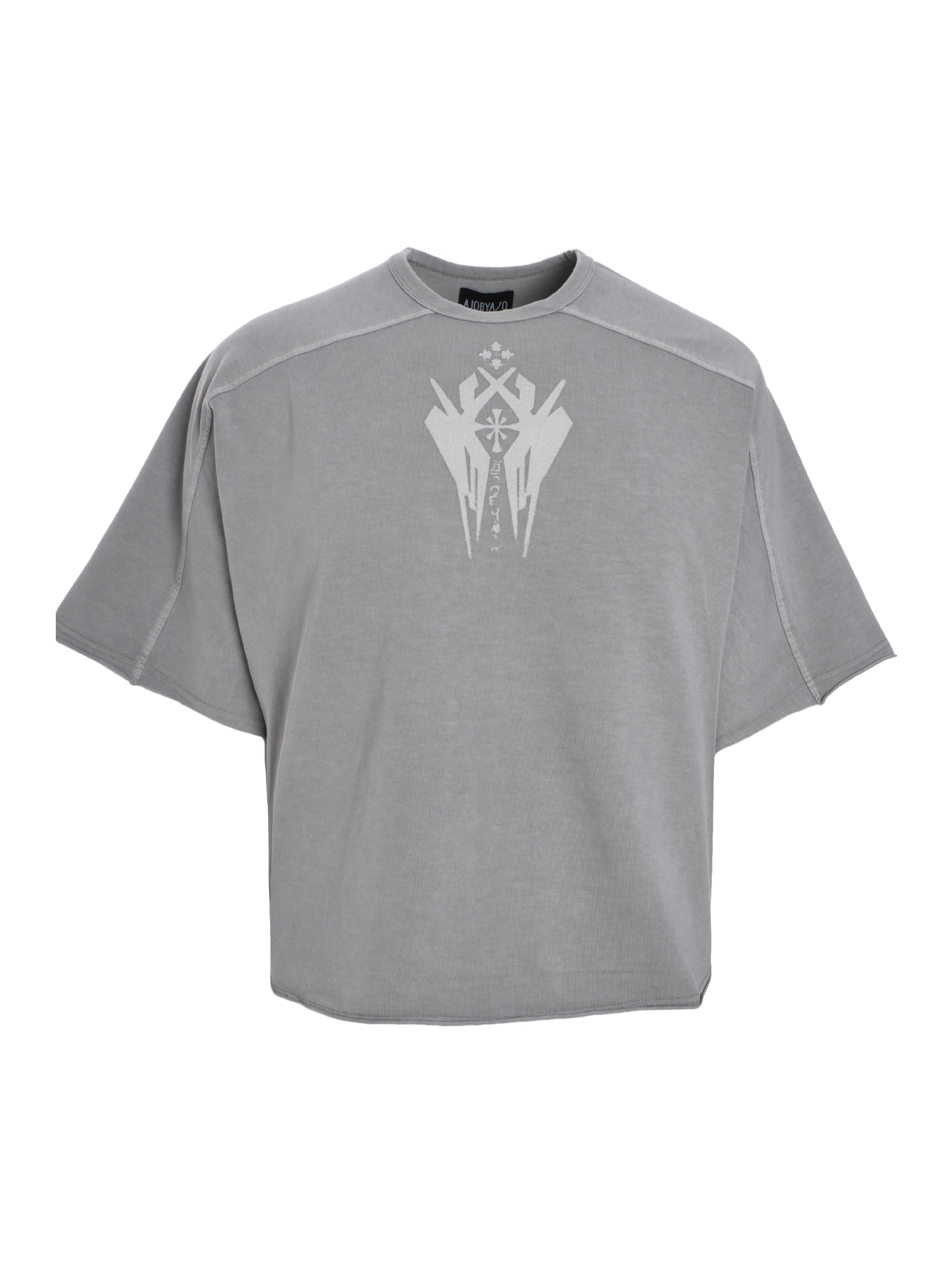 CROSS SYMBOL WASHED RAGLAN T-SHIRT