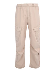 Washed multi cargo pants